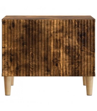 vidaXL Coffee Table Smoked Oak 49 x 50 x 40 cm Engineered Wood — V0672121133