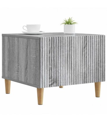 vidaXL Coffee Table Grey Sonoma 49 x 50 x 40 cm Engineered Wood — V0672121134