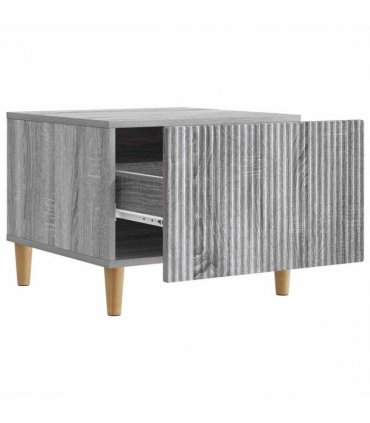 vidaXL Coffee Table Grey Sonoma 49 x 50 x 40 cm Engineered Wood — V0672121134