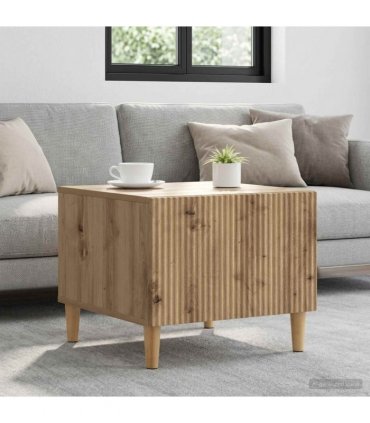 vidaXL Coffee Table Artisan Oak 49 x 50 x 40 cm Engineered Wood — V0672121135
