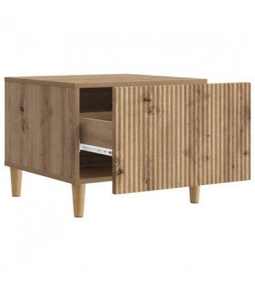vidaXL Coffee Table Artisan Oak 49 x 50 x 40 cm Engineered Wood — V0672121135