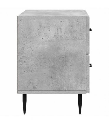 vidaXL Bedside Cabinet with Drawer Concrete Grey 62 x 34.5 x 47.5 cm