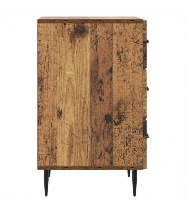 vidaXL Bedside Cabinet Old Wood 43 x 41 x 66.5 cm Engineered Wood