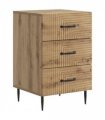 vidaXL Bedside Cabinet Artisan Oak 43 x 41 x 66.5 cm Engineered Wood