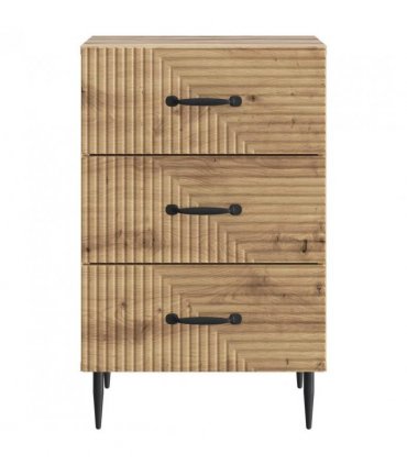 vidaXL Bedside Cabinet Artisan Oak 43 x 41 x 66.5 cm Engineered Wood