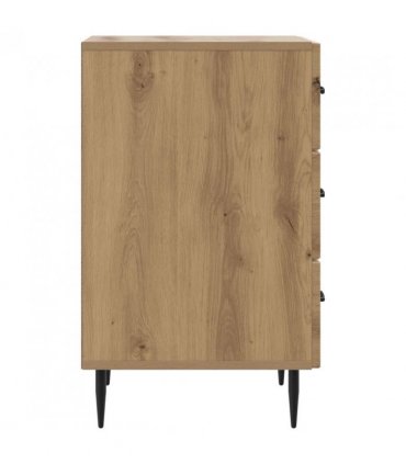 vidaXL Bedside Cabinet Artisan Oak 43 x 41 x 66.5 cm Engineered Wood