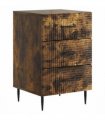 vidaXL Bedside Cabinet Smoked Oak 43 x 41 x 66.5 cm Engineered Wood