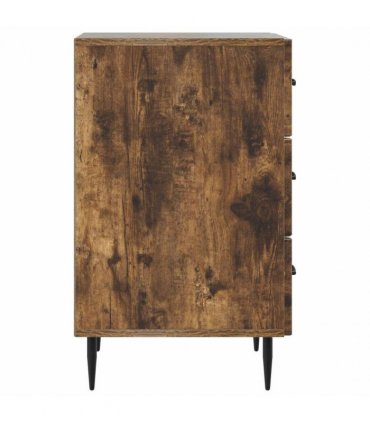 vidaXL Bedside Cabinet Smoked Oak 43 x 41 x 66.5 cm Engineered Wood