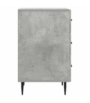 vidaXL Bedside Cabinet Concrete Grey 43 x 41 x 66.5 cm Engineered Wood