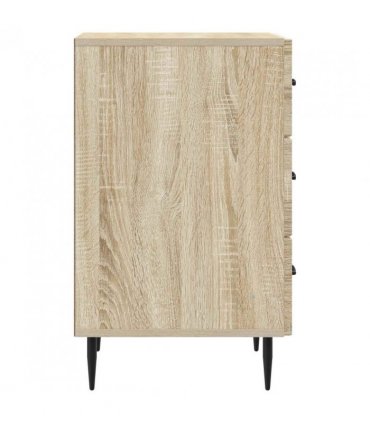 vidaXL Bedside Cabinet Sonoma Oak 43 x 41 x 66.5 cm Engineered Wood