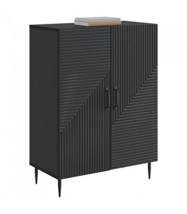 vidaXL Sideboard Black 66 x 34.5 x 89.5 cm Engineered Wood