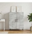 vidaXL Sideboard Concrete Grey 66 x 34.5 x 89.5 cm Engineered Wood — V0672121159