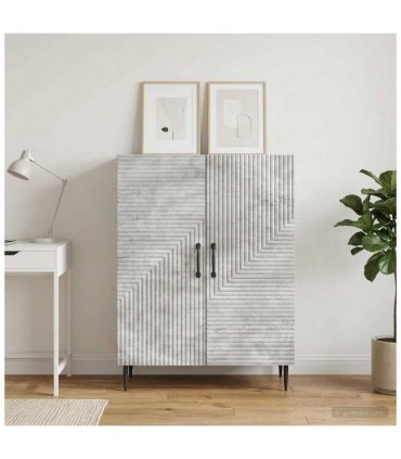 vidaXL Sideboard Concrete Grey 66 x 34.5 x 89.5 cm Engineered Wood — V0672121159