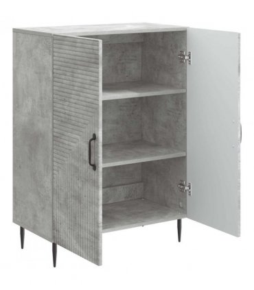vidaXL Sideboard Concrete Grey 66 x 34.5 x 89.5 cm Engineered Wood — V0672121159
