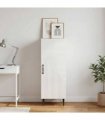 vidaXL Sideboard High Gloss White 33 x 34.5 x 89.5 cm Engineered Wood