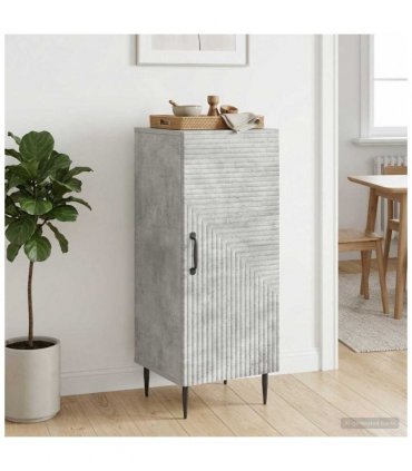 vidaXL Sideboard Concrete Grey 33 x 34.5 x 89.5 cm Engineered Wood