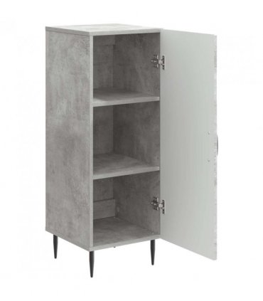 vidaXL Sideboard Concrete Grey 33 x 34.5 x 89.5 cm Engineered Wood