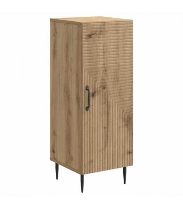 vidaXL Sideboard Artisan Oak 33 x 34.5 x 89.5 cm Engineered Wood