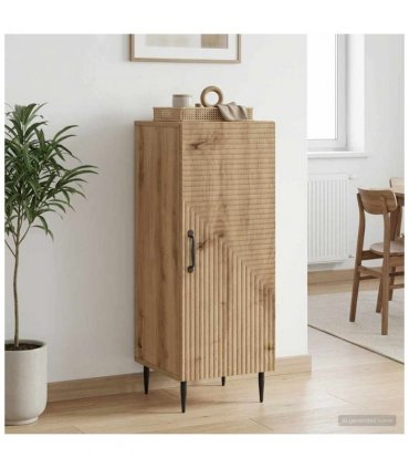 vidaXL Sideboard Artisan Oak 33 x 34.5 x 89.5 cm Engineered Wood