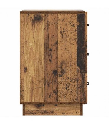 vidaXL Bedside Cabinet Old Wood 43 x 41 x 63.5 cm Engineered Wood