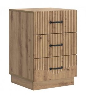 vidaXL Bedside Cabinet Artisan Oak 43 x 41 x 63.5 cm Engineered Wood