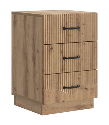 vidaXL Bedside Cabinet Artisan Oak 43 x 41 x 63.5 cm Engineered Wood