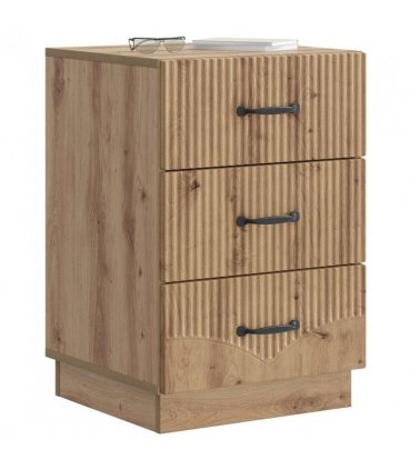 vidaXL Bedside Cabinet Artisan Oak 43 x 41 x 63.5 cm Engineered Wood