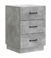 vidaXL Bedside Cabinet Concrete Grey 43 x 41 x 63.5 cm Engineered Wood