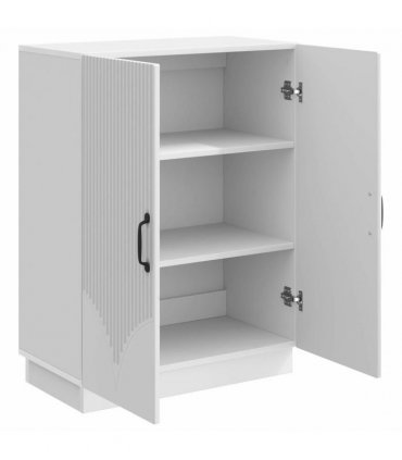 vidaXL Sideboard High Gloss White 66 x 34.5 x 87 cm Engineered Wood