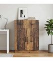 vidaXL Sideboard Old Wood 66 x 34.5 x 87 cm Engineered Wood — V0672122411