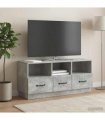 vidaXL TV Cabinet Concrete Grey 102 x 34.5 x 47 cm Engineered Wood — V0672122437