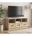 vidaXL TV Cabinet Sonoma Oak 102 x 34.5 x 47 cm Engineered Wood — V0672122439