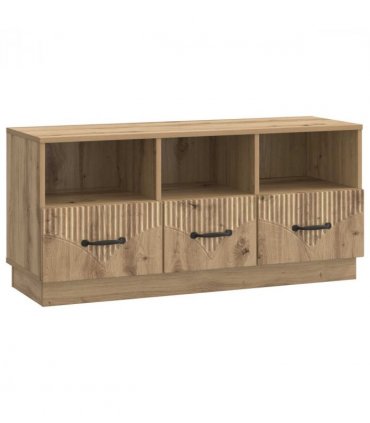 vidaXL TV Cabinet Artisan Oak 102 x 34.5 x 47 cm Engineered Wood — V0672122440