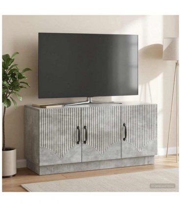 vidaXL TV Cabinet Concrete Grey 99 x 34.5 x 47 cm Engineered Wood