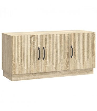 vidaXL TV Cabinet Sonoma Oak 99 x 34.5 x 47 cm Engineered Wood