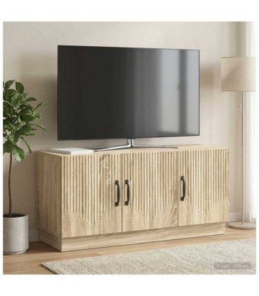 vidaXL TV Cabinet Sonoma Oak 99 x 34.5 x 47 cm Engineered Wood