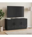 vidaXL TV Cabinet Black 99 x 34.5 x 47 cm Engineered Wood