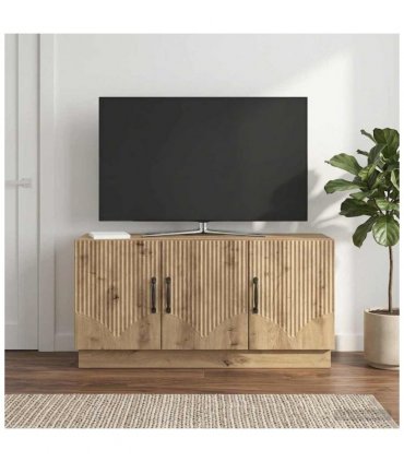 vidaXL TV Cabinet Artisan Oak 99 x 34.5 x 47 cm Engineered Wood