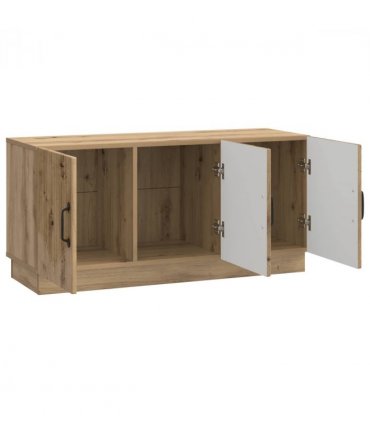 vidaXL TV Cabinet Artisan Oak 99 x 34.5 x 47 cm Engineered Wood