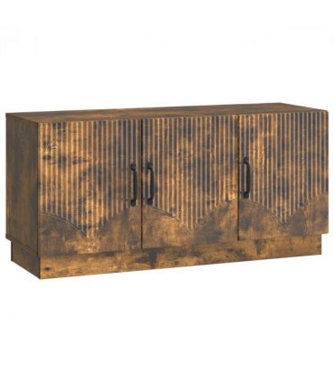 vidaXL TV Cabinet Smoked Oak 99 x 34.5 x 47 cm Engineered Wood