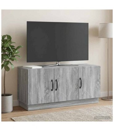 vidaXL TV Cabinet Grey Sonoma 99 x 34.5 x 47 cm Engineered Wood