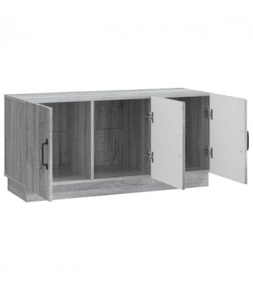 vidaXL TV Cabinet Grey Sonoma 99 x 34.5 x 47 cm Engineered Wood