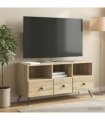 vidaXL TV Cabinet Sonoma Oak 102 x 34.5 x 50 cm Engineered Wood — V0672122553