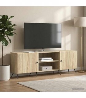 vidaXL TV Cabinet Sonoma Oak 150 x 31 x 50 cm Engineered Wood — V0672122556