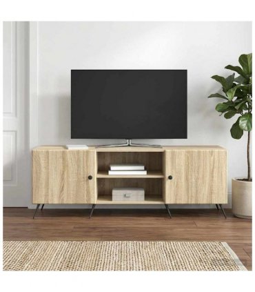 vidaXL TV Cabinet Sonoma Oak 150 x 31 x 50 cm Engineered Wood — V0672122556