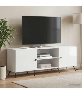 vidaXL TV Cabinet High Gloss White 150 x 31 x 50 cm Engineered Wood — V0672122563