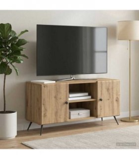 vidaXL TV Cabinet Artisan Oak 102 x 34.5 x 50 cm Engineered Wood — V0672122564