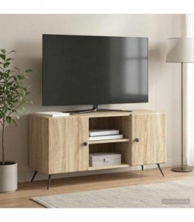 vidaXL TV Cabinet Sonoma Oak 102 x 34.5 x 50 cm Engineered Wood — V0672122569