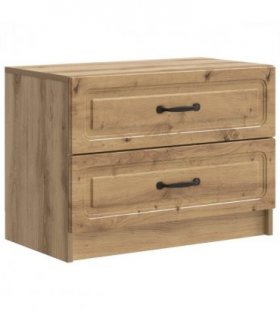 vidaXL Bedside Cabinet Artisan Oak 62 x 34.5 x 44.5 cm Engineered Wood — V0672122609