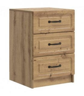vidaXL Bedside Cabinet Artisan Oak 43 x 41 x 63.5 cm Engineered Wood — V0672122619